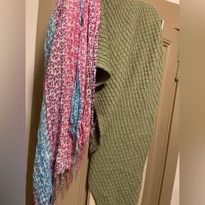 Colorful Cheetah Print Scarf